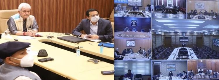 Lt Governor reviews J&K’s COVID-19 situation; discusses preventive measures to be implemented against the emerging scenario