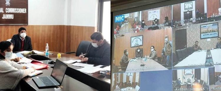 Div Com Jammu reviews implementation of social welfare schemes in districts