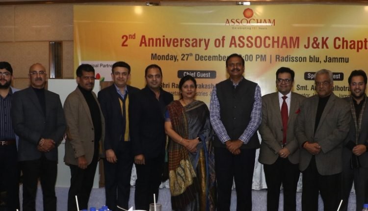 ASSOCHAM organizes interaction with Principal Secretary Industries to mark second anniversary of J&K Chapter