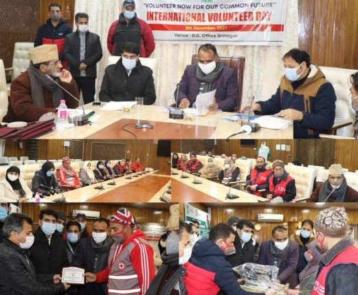 Regional Red Cross Society Kashmir celebrates International Volunteers Day