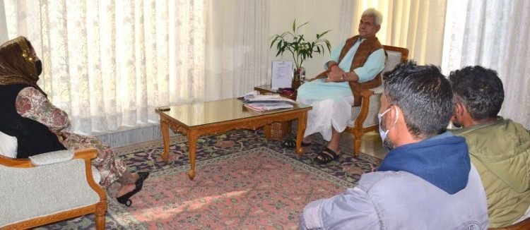 Mission Director, Atal Innovation Mission, DDC Chairperson, CCI Jammu among several delegations call on Lt Governor