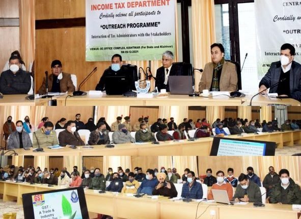 Kishtwar: Income Tax, CGST Departments organise   Outreach Program, Interactive Session for stakeholders