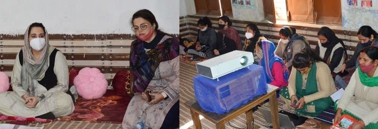 M D JKRLM visits Deoli, Bishnah ;Interacts with SHGs, assesses their activities, achievements