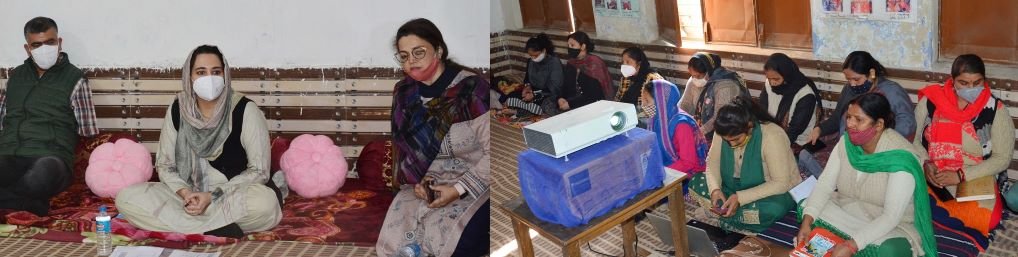 M D JKRLM visits Deoli, Bishnah ;Interacts with SHGs, assesses their activities, achievements