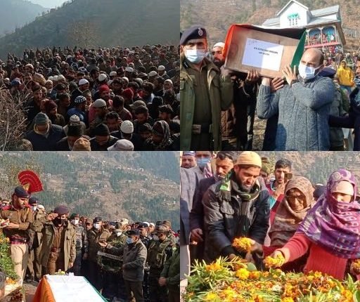 Civil, Police admin pays tributes to Martyr ASI Ghulam Hassan Bhat