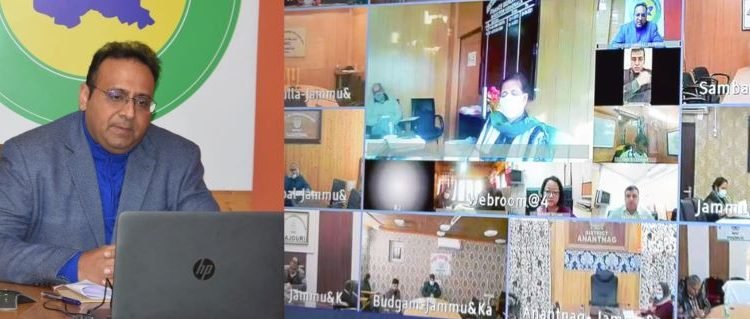 DG IMPARD, CS Planning review implementation of District Good Governance Index