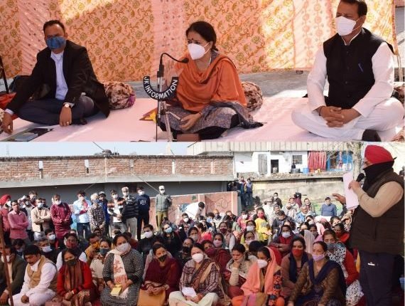 DDC Udhampur presides over public outreach cum grievances redressal Camp at Lower Rehmbal
