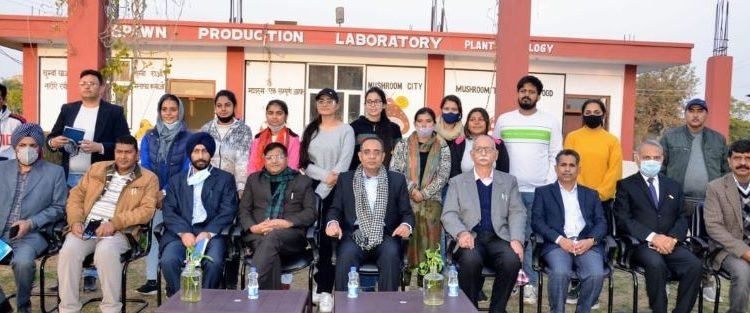 Rohit Kansal visits SKUAST-J; Advocates Mushroom Cultivation as key enterprise for Youth