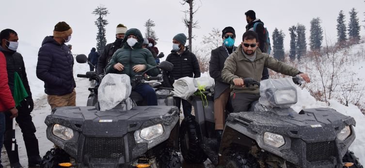 ATV rally, Ski show held at Doodpathri;Destination is given special focus for winter tourism: Director Tourism