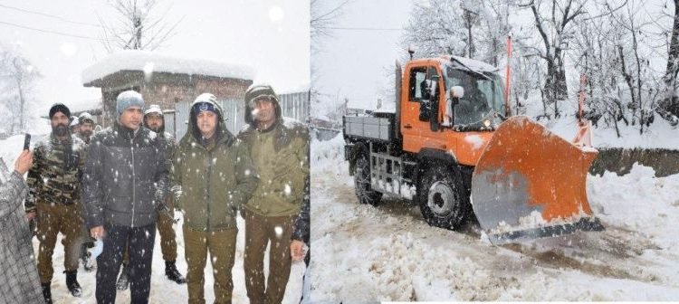 DC Pulwama Baseer ul Haq Choudhary visits far flung area of district