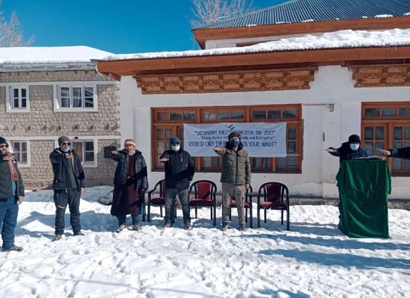 National Voters Day celebrated at Zanskar