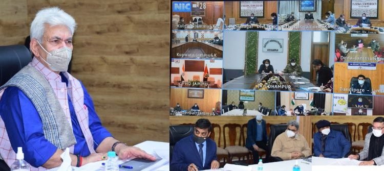 Lt Governor reviews Covid-19 situation across the UT