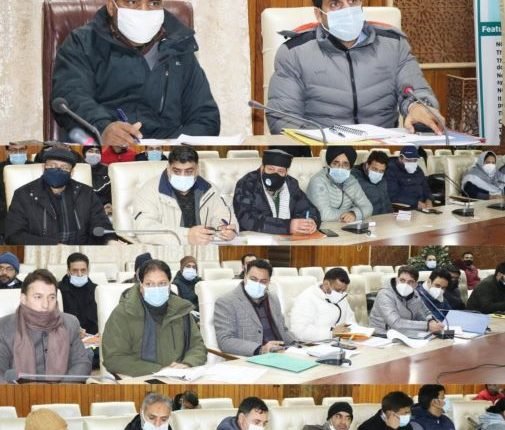 Div Com Pandurang K Pole reviews Revenue matters of Srinagar District