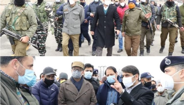 DC Srinagar, SSP Traffic visit Panthachowk, Parimpora Bus Terminals