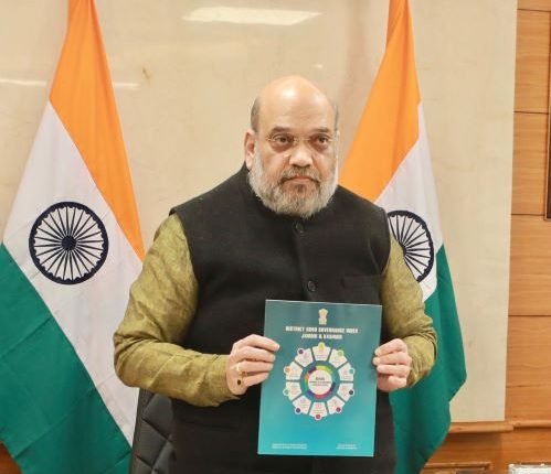 Union Minister for Home Amit Shah today virtually launch District Good Governance Index (DGGI) in Jammu Kashmir