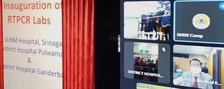 ACS, H&ME e-inaugurates three RTPCR labs for Kashmir division