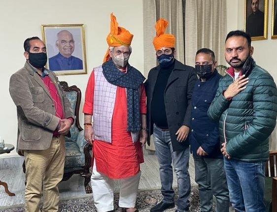 Yuva Rajput Sabha calls on LG Manoj Sinha