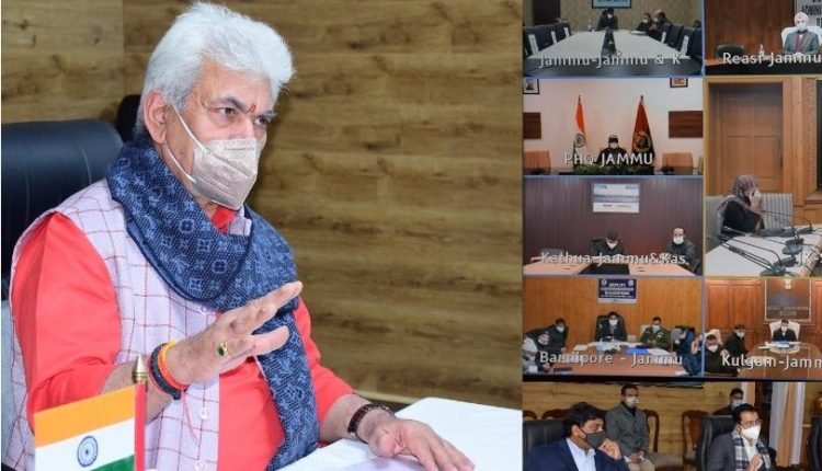 Lt Governor reviews J&K’s COVID-19 situation during a high level meeting