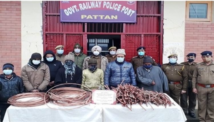 GRPK/RPF bust Gang of criminals involved in OHE Copper wire theft
