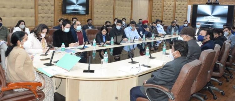 Comm Secy RDD reviews implementation of HIMAYAT in J&K with PIAs