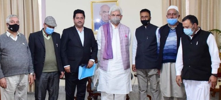 Public delegations call on Lt Governor Manoj Sinha