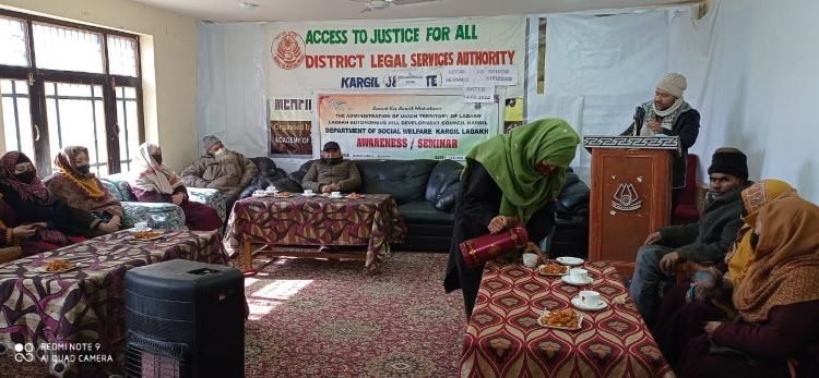 DLSA Kargil organizes legal awareness program on implementation of NALSA