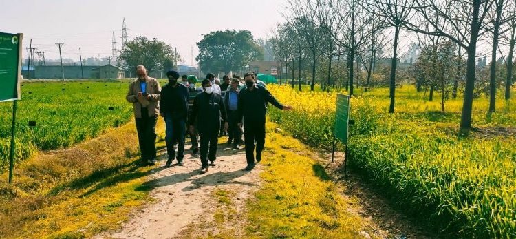 Vice Chancellor SKUAST-Jammu visits Advanced Centre for Rainfed Agriculture