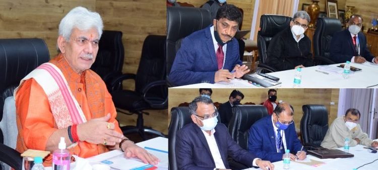 Lt Governor Manoj Sinha reviews progress towards financial inclusion by banks in J&K