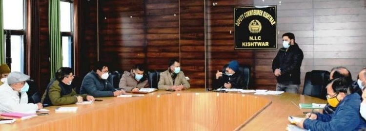 DC Kishtwar reviews clearance of Quarry licenses at District Level Single Window Committee meet  