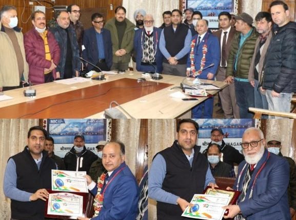 District Admin Srinagar holds superannuation farewell for Chief Engineer Distribution KPDCL