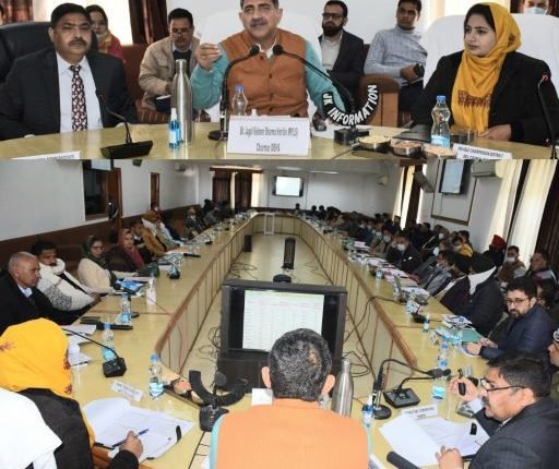DISHA meeting: MP Jugal Kishore reviews achievements under CSS in Poonch
