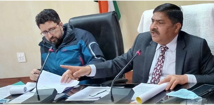 DC Poonch reviews progress under District Capex Plan 2021-22