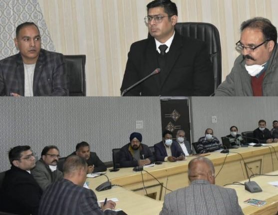 DDC Rajouri Vikas Kundal reviews progress on IWMP works