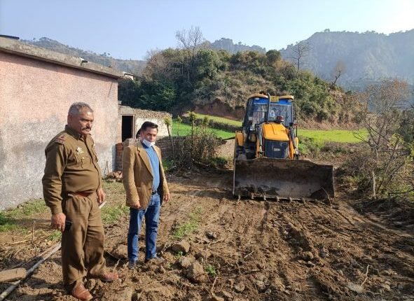 Illegal encroachment removed in Sunderbani