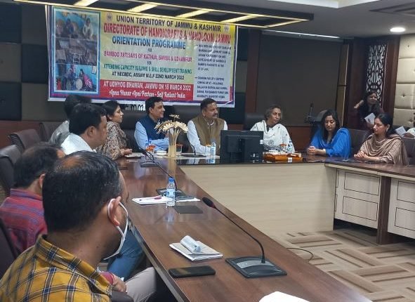 Bamboo Artisans of J&K being send to Assam for Skill Development