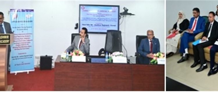 J&K Judicial Academy organizes Special Training Programme for Judicial Officers