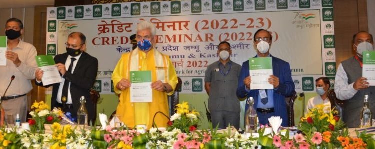 Lt Governor unveils Rs 34,829 crore Potential Linked Credit Plan of NABARD for J&K UT