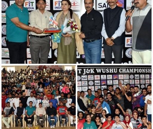 Div Com Jammu felicitates winner, runner up, ace players & Secretary Sports Council