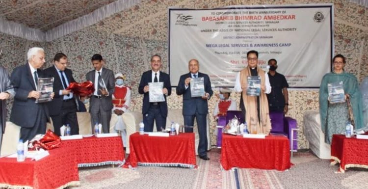 Rijiju inaugurates Mega Legal Services and Awareness Camp at Khonmoh