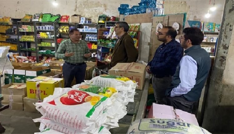 Registrar Cooperative inspects ongoing modernization work of Super Bazar, Srinagar
