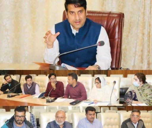 DC Srinagar Mohammad Aijaz Asad reviews implementation of Yuva Sahakar scheme