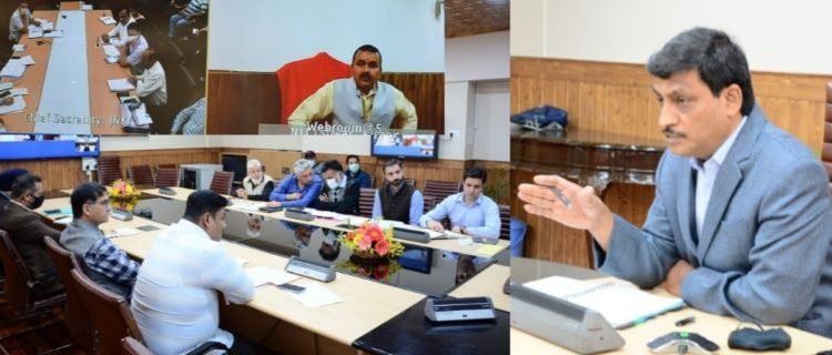 Chief Secretary Dr. Arun Kumar Mehta reviews Power, water scenario in JK