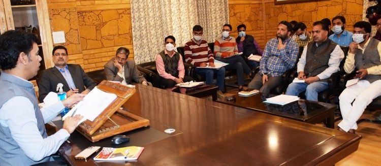 Comm Secy Revenue reviews progress on digitization of Revenue records of Budgam district