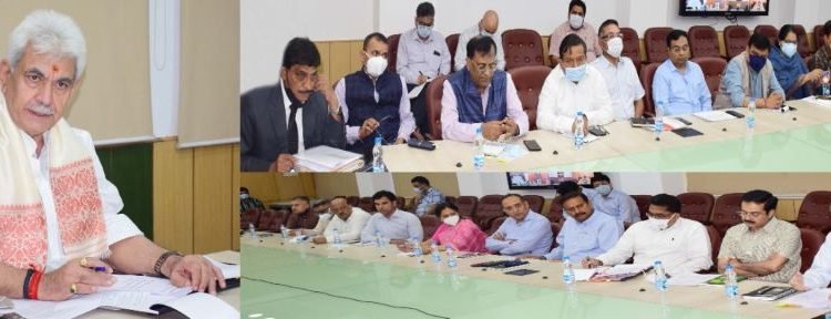 Lt Governor chairs high-level meeting on effective implementation of initiatives announced in J&K UT budget 2022-23