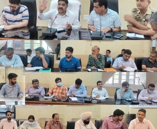 DC chairs preparatory meeting ahead of VVIPs' visit to Poonch District