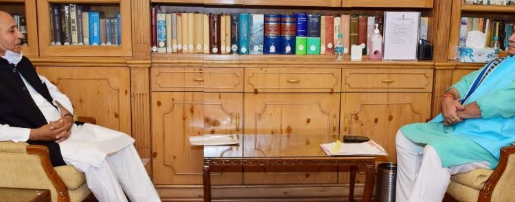 President J&K JDU calls on Lt Governor Manoj Sinha