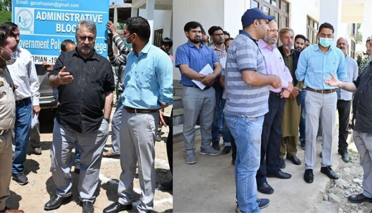 Principal Secretary SDD visits Shopian; Inspects functioning of ITI, Polytechnic