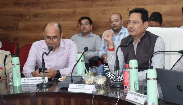 Hirdesh Kumar visits Doda; Reviews development projects