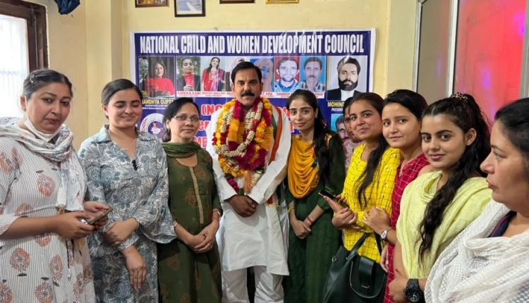 Paddar Welfare Front felicitates Harsh Dev