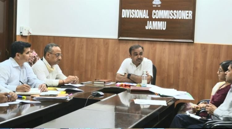 Div Com Jammu Ramesh Kumar reviews functioning of Revenue Deptt